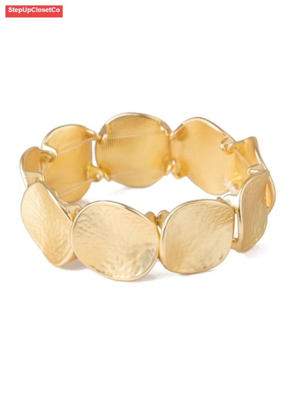 Hammered Gold Bangles Bracelet for Women Vintage Statement Jewelry Gift